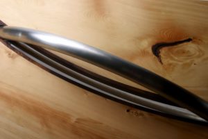 Huon Pine, Aluminium Coffee Table - detail