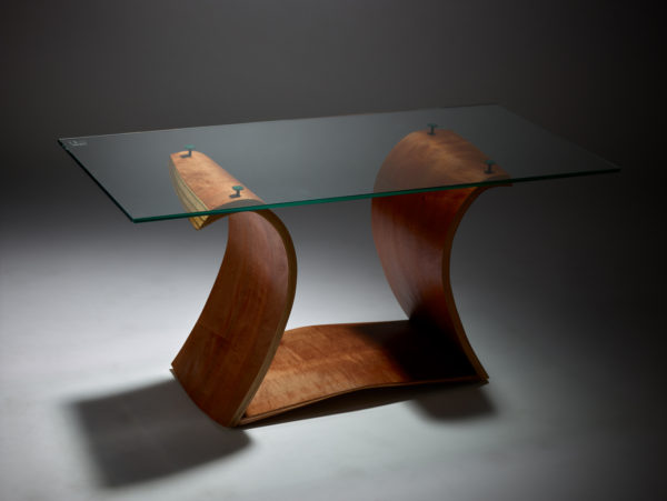 Compound Convex Myrtle Waveform Coffee Table