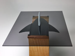 The Waveform Shark Table Dining Setting - Table Detail