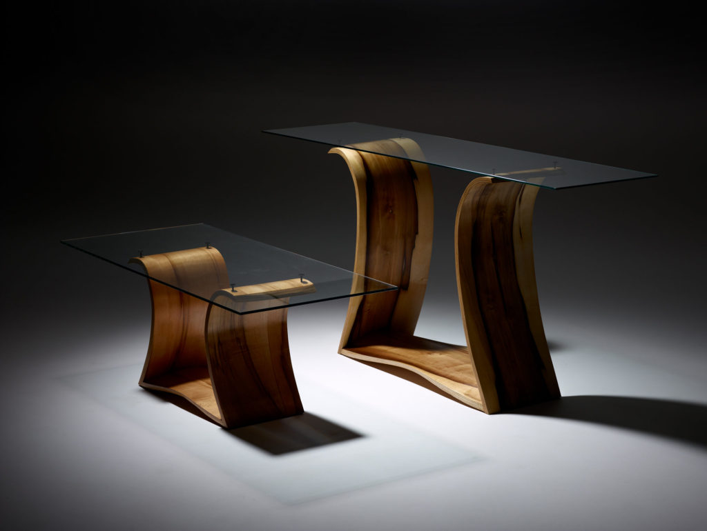 Waveform Blackheart Sassafras Side Table and Waveform Blackheart Coffee Table