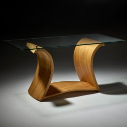 Waveform Convex TasOak Coffee Table