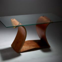 Compound Convex Myrtle Waveform Coffee Table