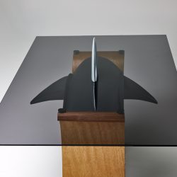 The Waveform Shark Table Dining Setting - Table Detail