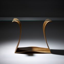 The profile of the wildest Blackheart Sassafras Side Table yet! The only (as yet!) Waveform Side Table with dramatic flow direction as well as the signature Waveform profile - it lives in a world of extremes!